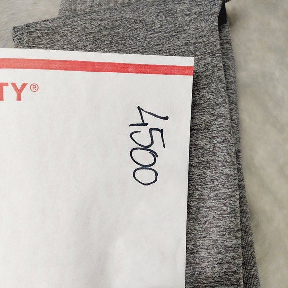 NEW Gymshark Gray Logo Stretch Flex High Waisted Activewear Leggings P4500 - Picture 9 of 9